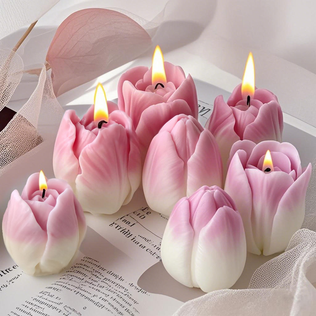 DIY tulip candle silicone mold - Soap Making Things บทวิจารณ์และราคา