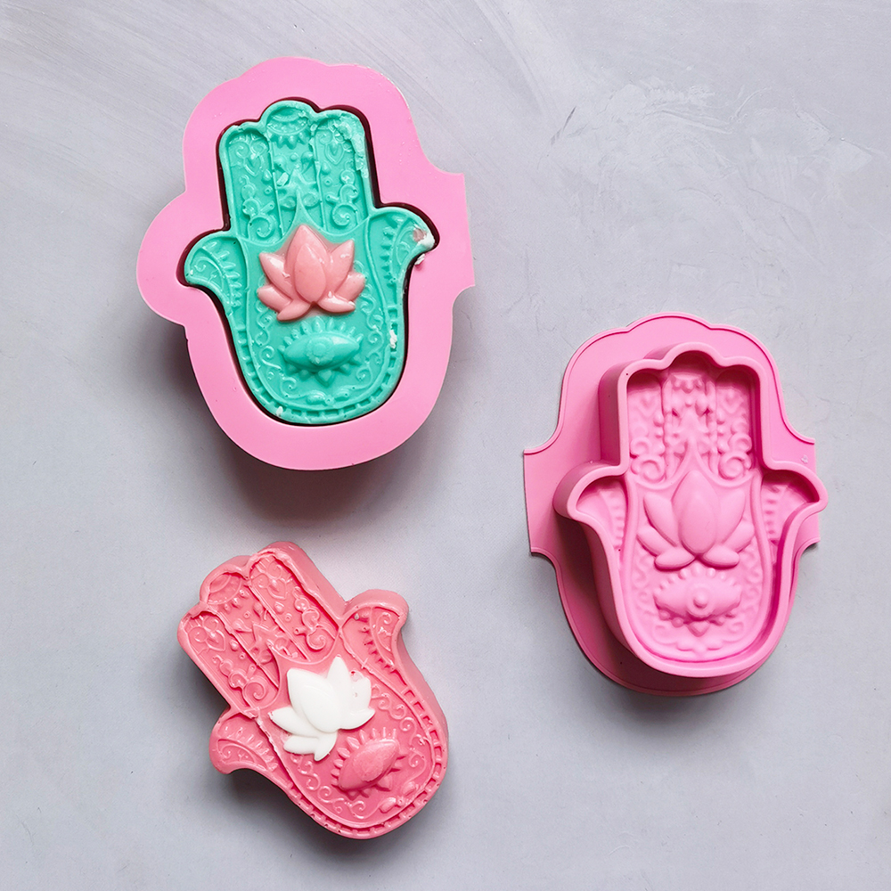2/4pcs Silicone Soap Molds DIY - Soap Making Things บทวิจารณ์และราคา