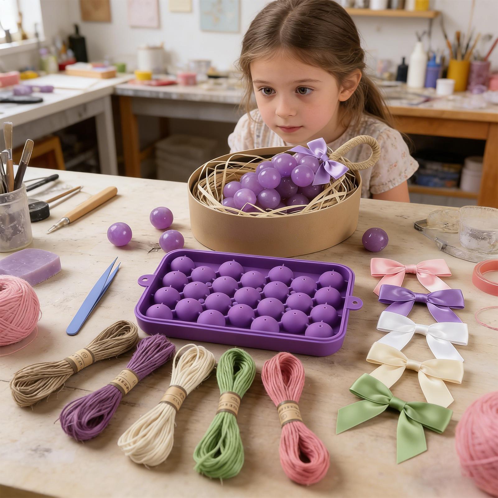 Grape Soap Mold Easy-Release F - Soap Making Book For Beginners บทวิจารณ์และราคา