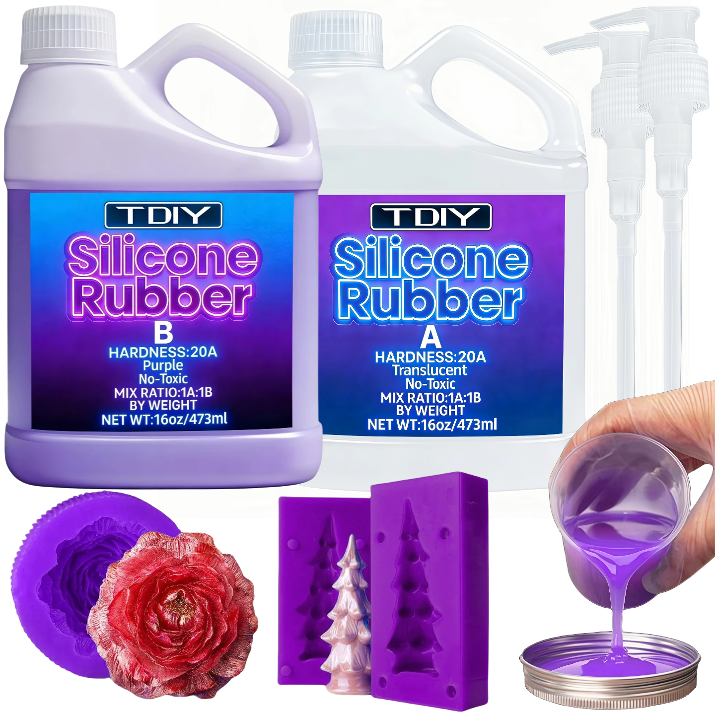 Liquid Silicone Rubber Kit - H - Soap Making Diy Kit บทวิจารณ์และราคา