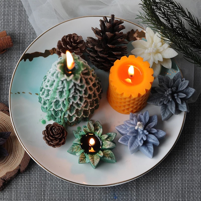 New Creative Flower Shape Mold - Soap Making Gel บทวิจารณ์และราคา