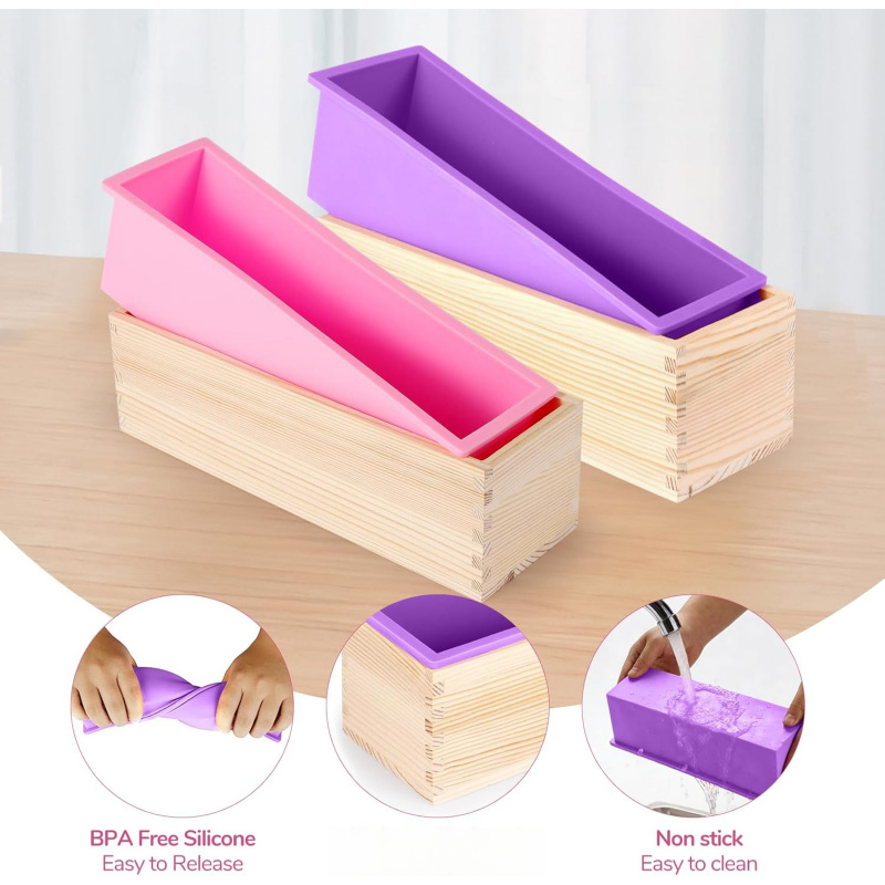 1 Pieces42Ounce soap mold with - Soap Making Gel บทวิจารณ์และราคา