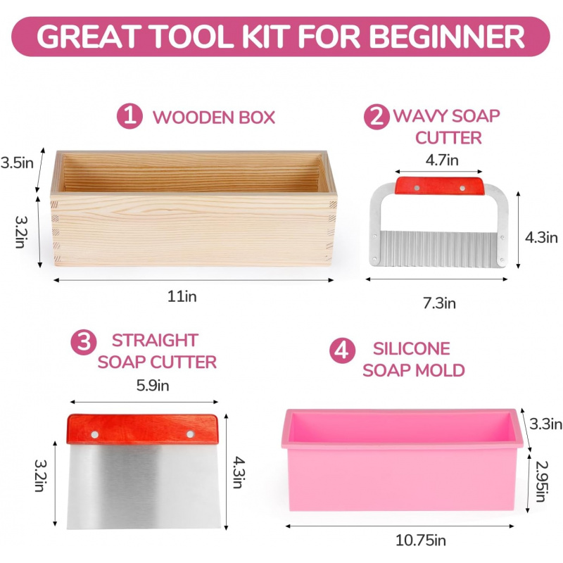 1 Pieces42Ounce soap mold with - Soap Making Gel บทวิจารณ์และราคา