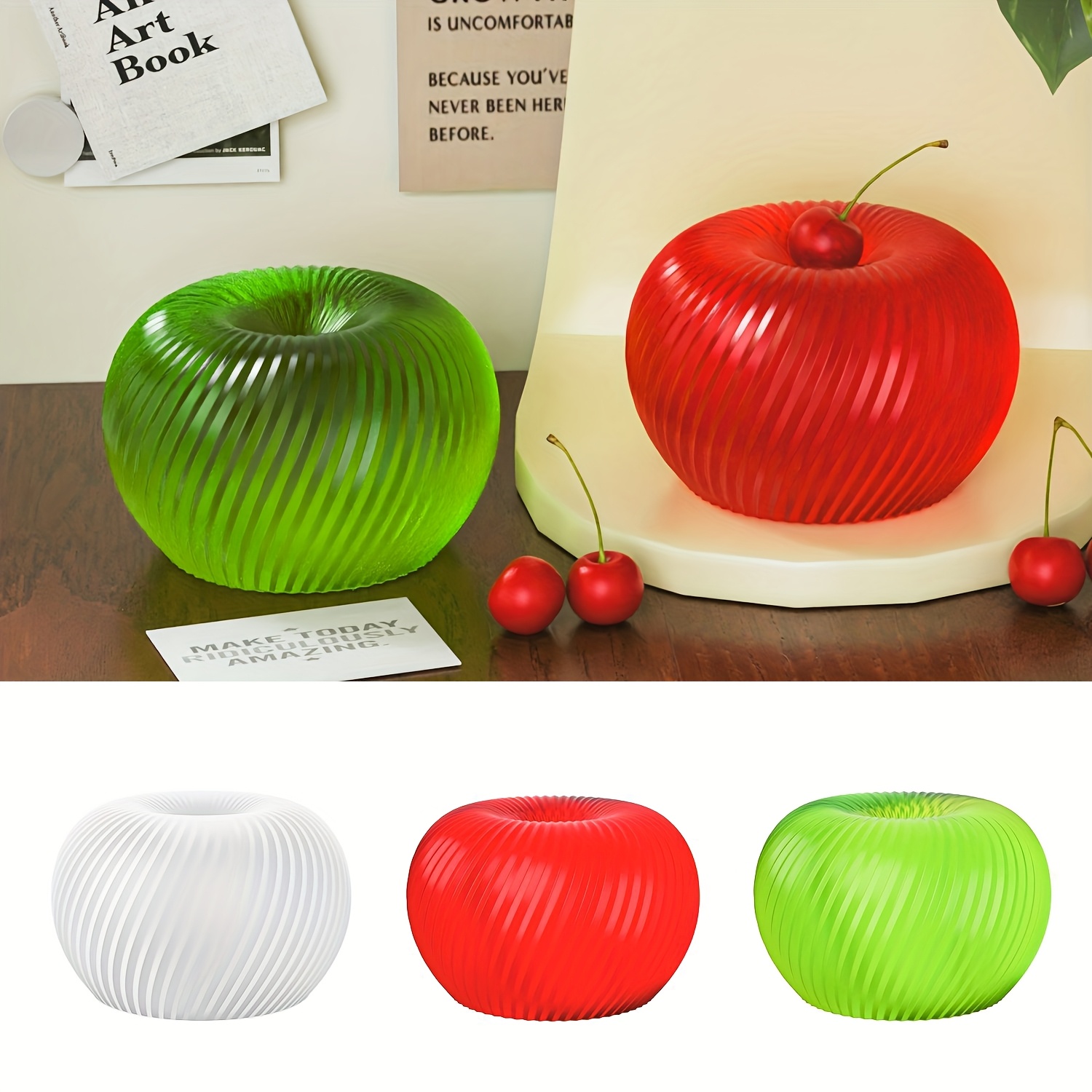 A trendy red apple silicone mo - Soap Making Name บทวิจารณ์และราคา