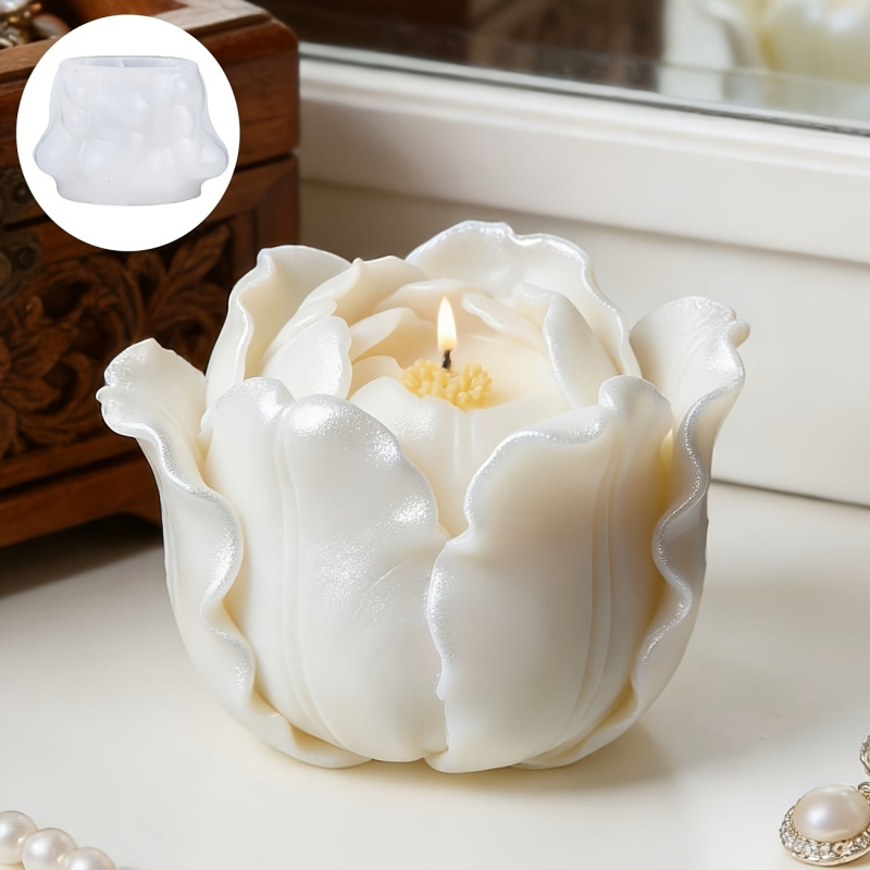 1 Tulip silicone mold，Suitable - Soap Making Gel บทวิจารณ์และราคา