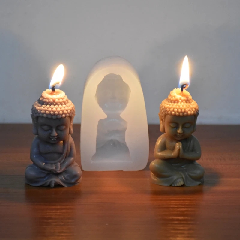 3D Buddha Silicone Candle Mold - Soap Making Process บทวิจารณ์และราคา