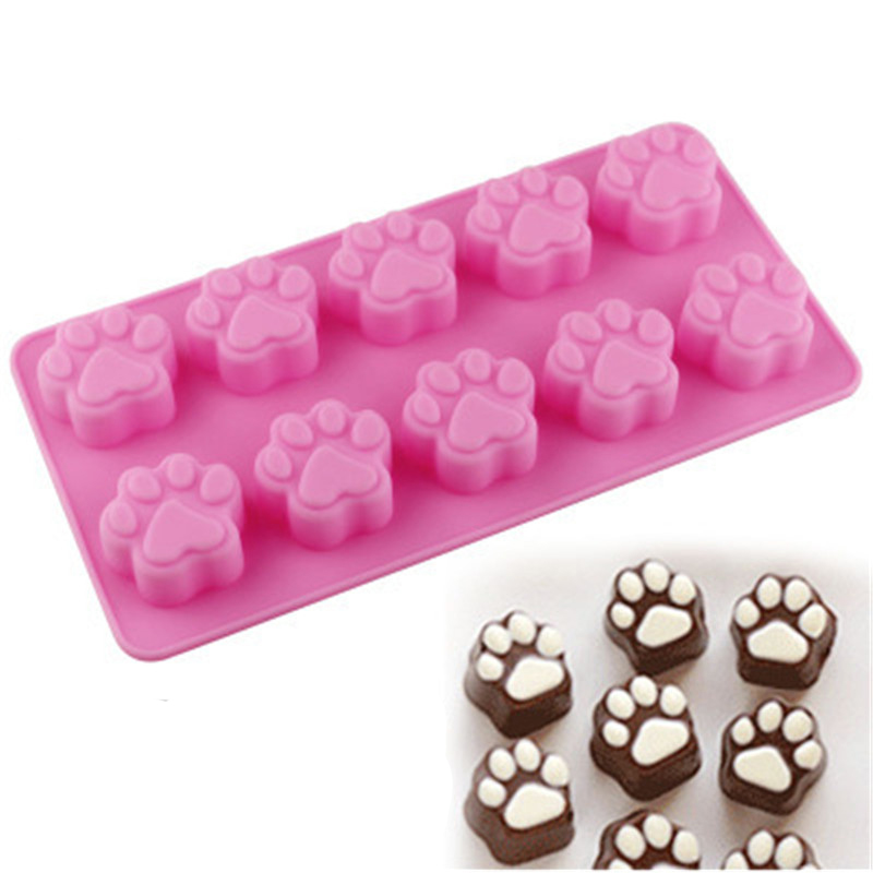 Cat Claw Shape Chocolate Silic - Soap Making Utensils บทวิจารณ์และราคา