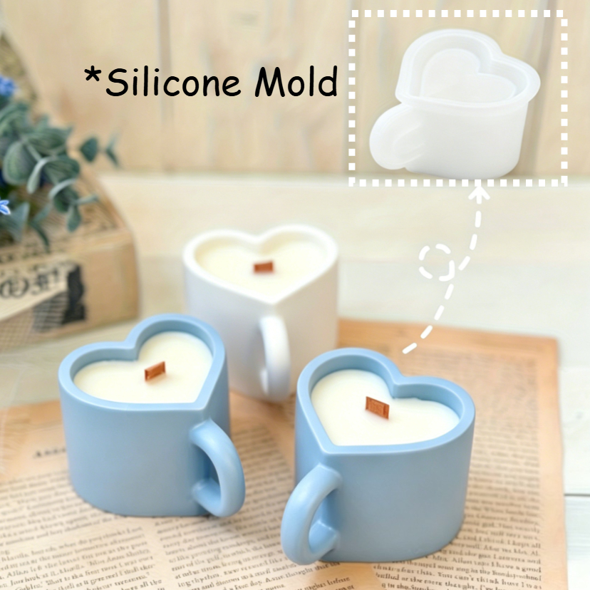 Heart Shaped Teacup Silicone M - Soap Making Jug บทวิจารณ์และราคา