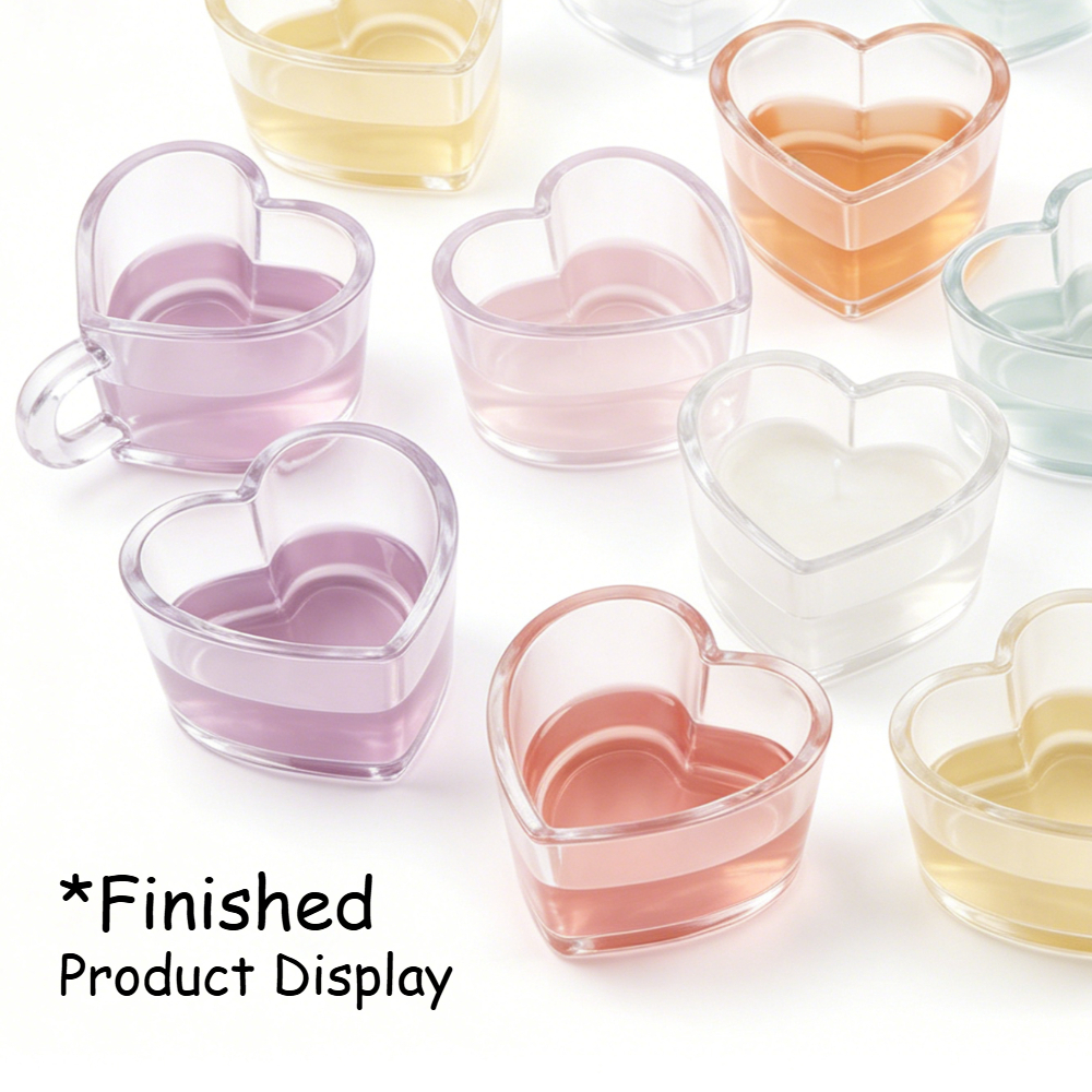 Heart Shaped Teacup Silicone M - Soap Making Jug บทวิจารณ์และราคา