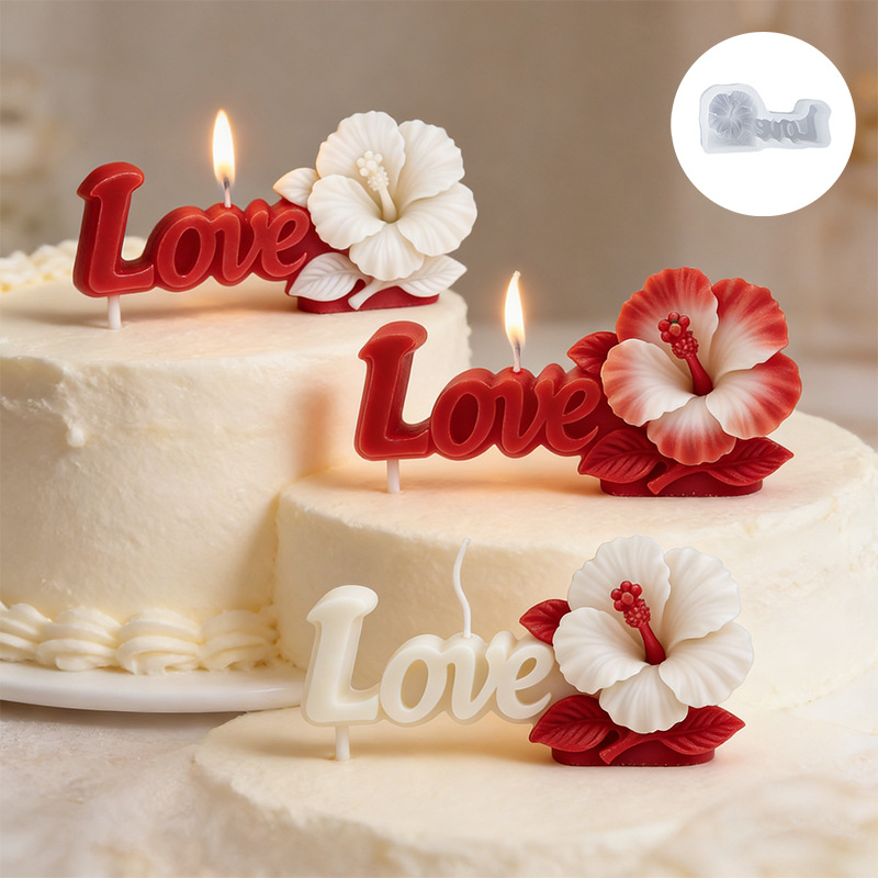 Love Rose Silicone Candle Mold - Soap Making Things บทวิจารณ์และราคา