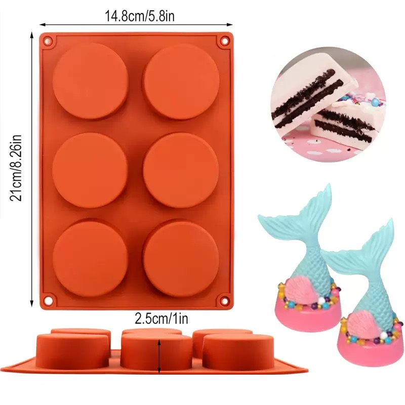 Round Silicone Soap Mold DIY H - Soap Making Things บทวิจารณ์และราคา